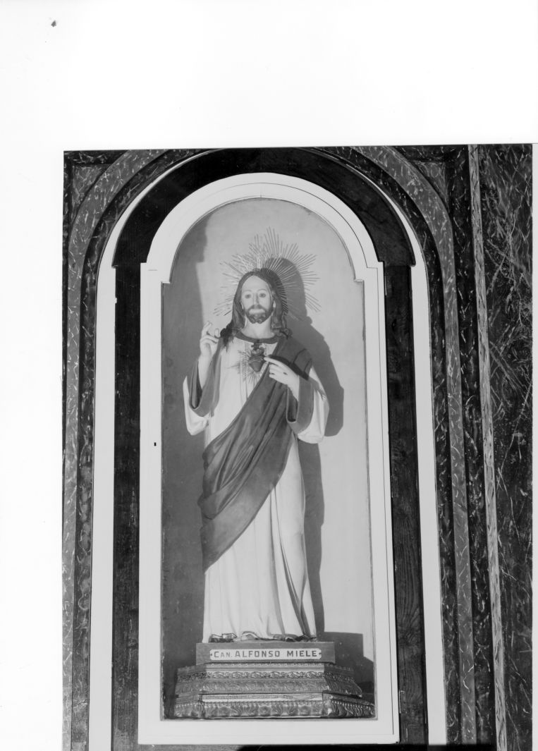 Sacro Cuore di Gesù (statua) - bottega campana (prima metà sec. XIX)
