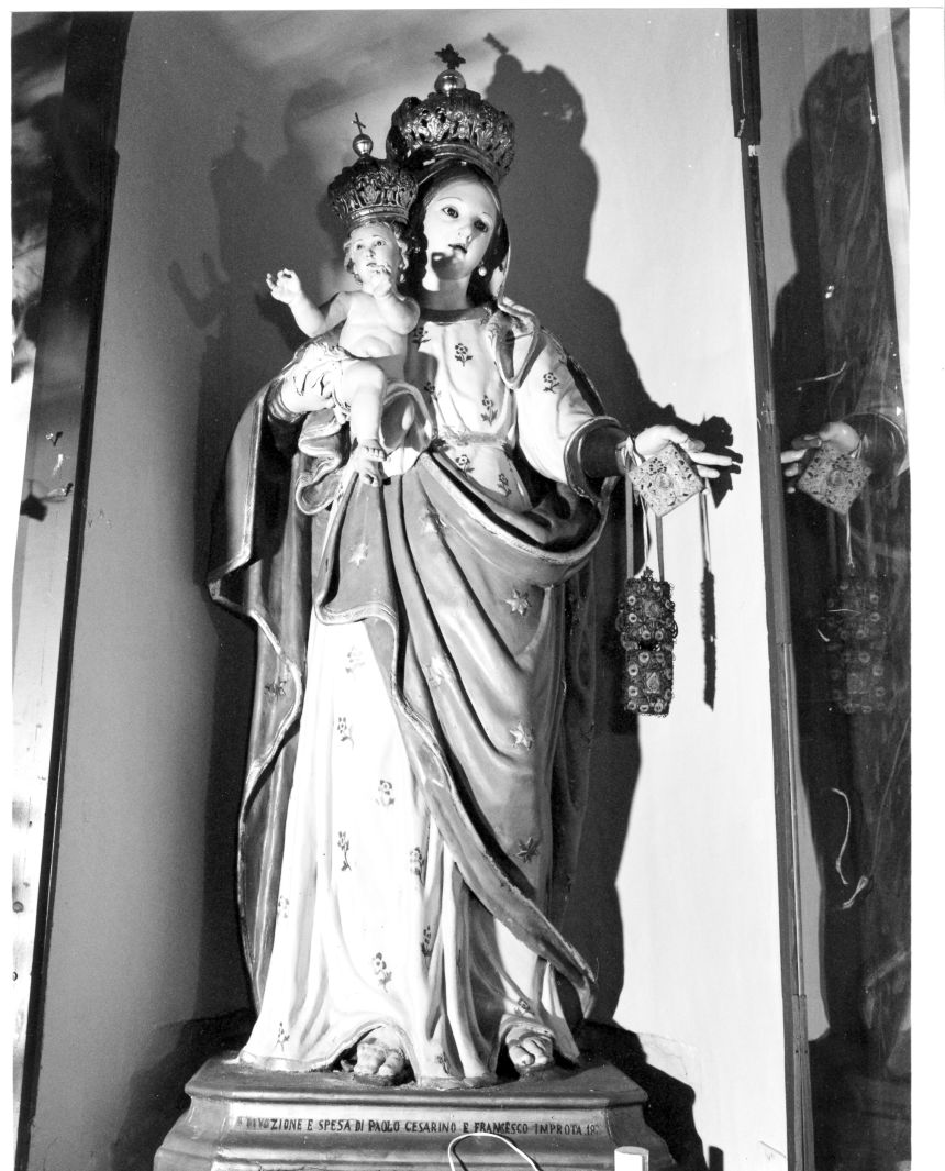 Madonna del Carmelo (statua) - bottega campana (prima metà sec. XIX)