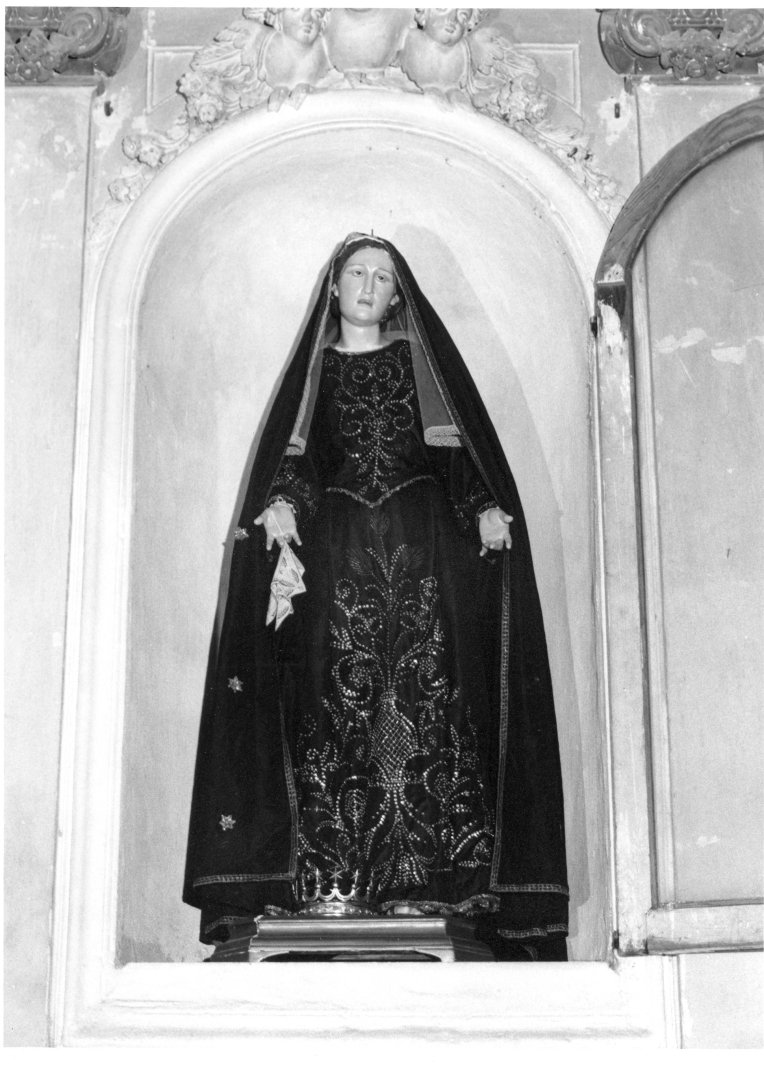 Madonna Addolorata (statua) - bottega napoletana (sec. XIX)