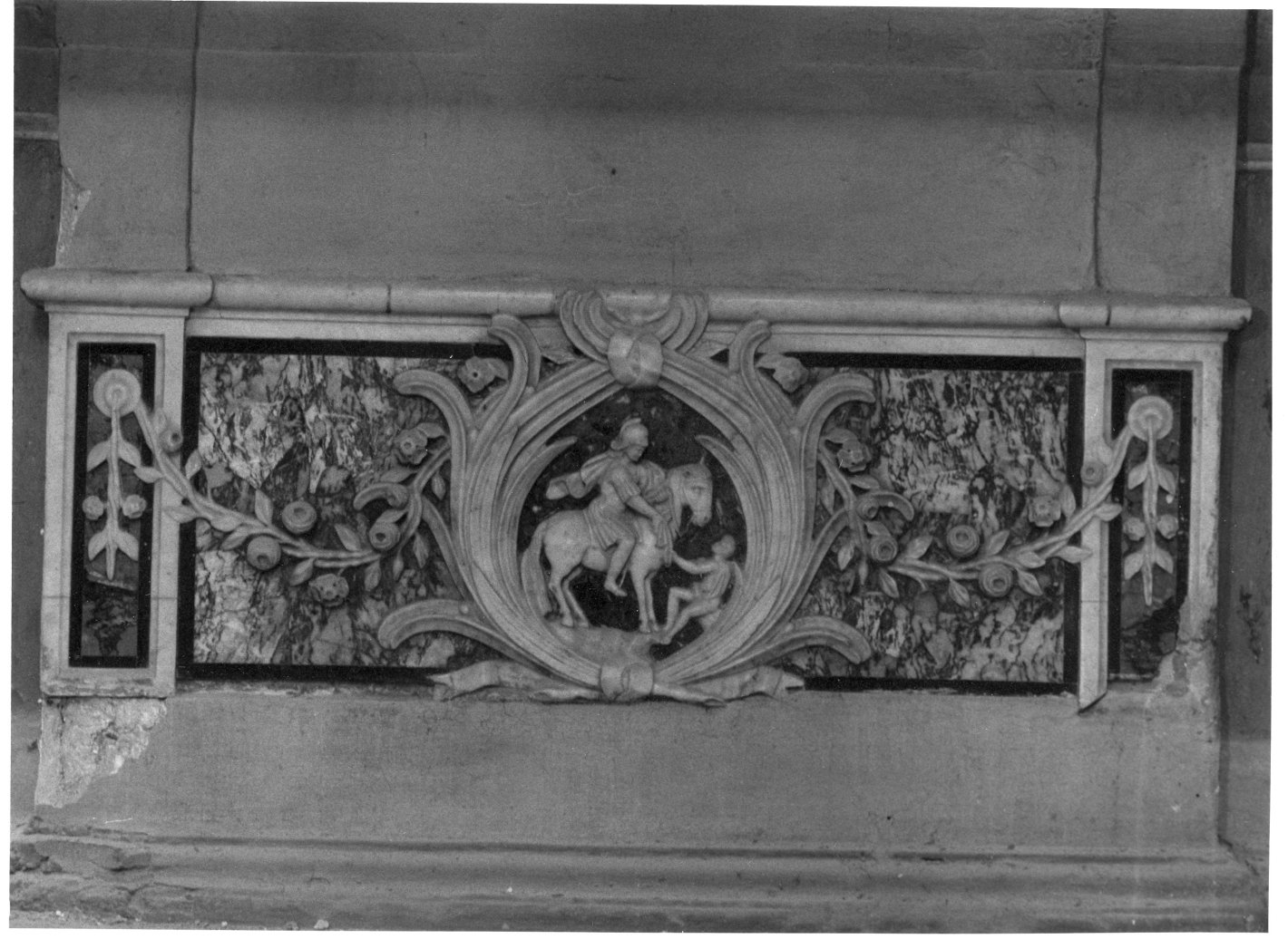 San Martino (paliotto) - bottega napoletana (sec. XVIII)