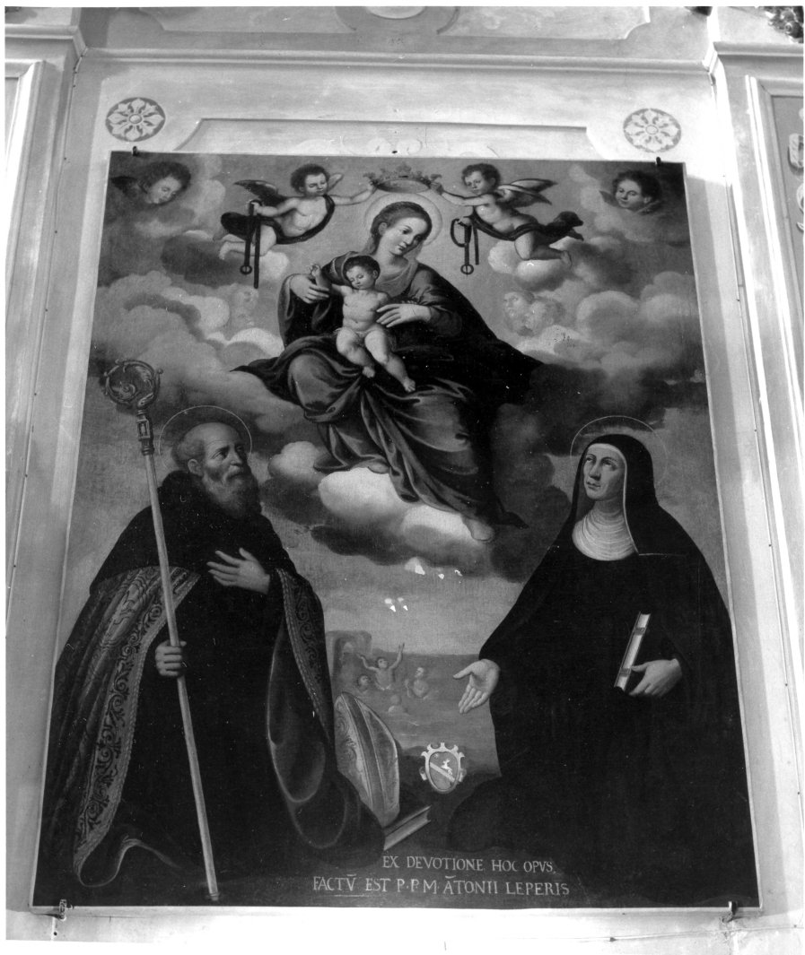 Madonna con Bambino e Santi (dipinto) - ambito campano (fine/inizio secc. XVI/ XVII)