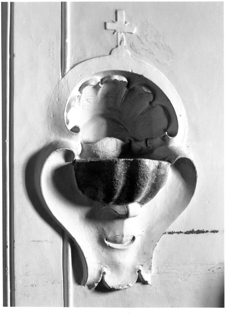 acquasantiera - bottega campana (seconda metà sec. XVIII)