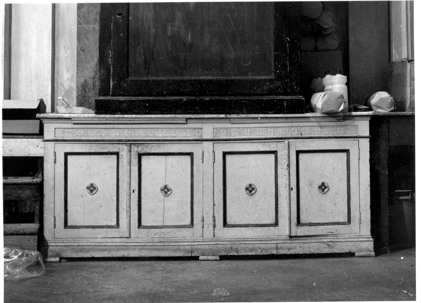 cassapanca - bottega campana (seconda metà sec. XIX)