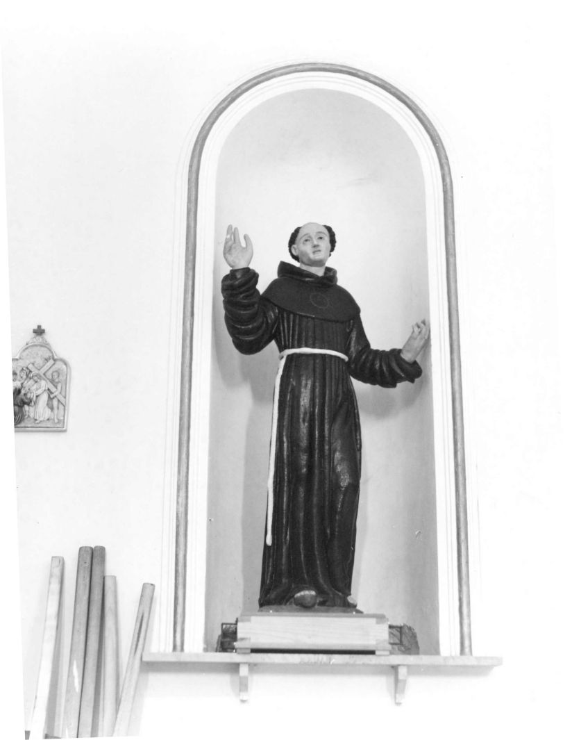 San Bernardino da Siena (statua) - bottega campana (sec. XIX)