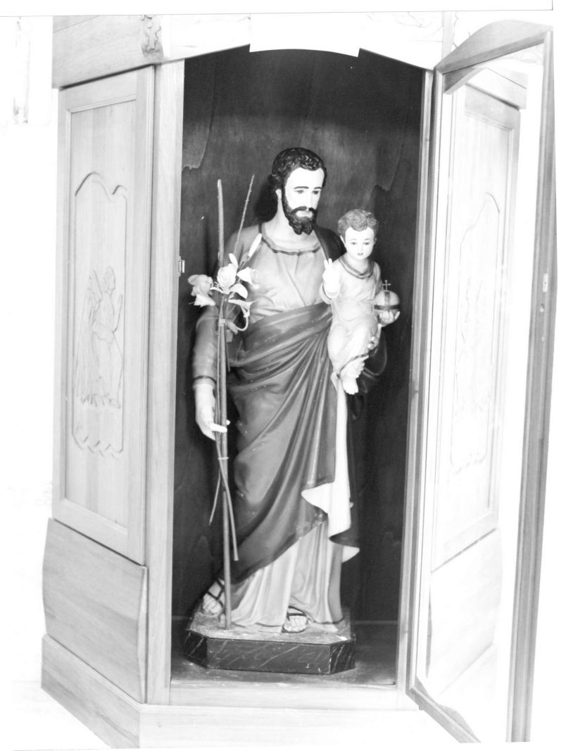 San Giuseppe e Gesù Bambino (statua) - bottega campana (sec. XX)