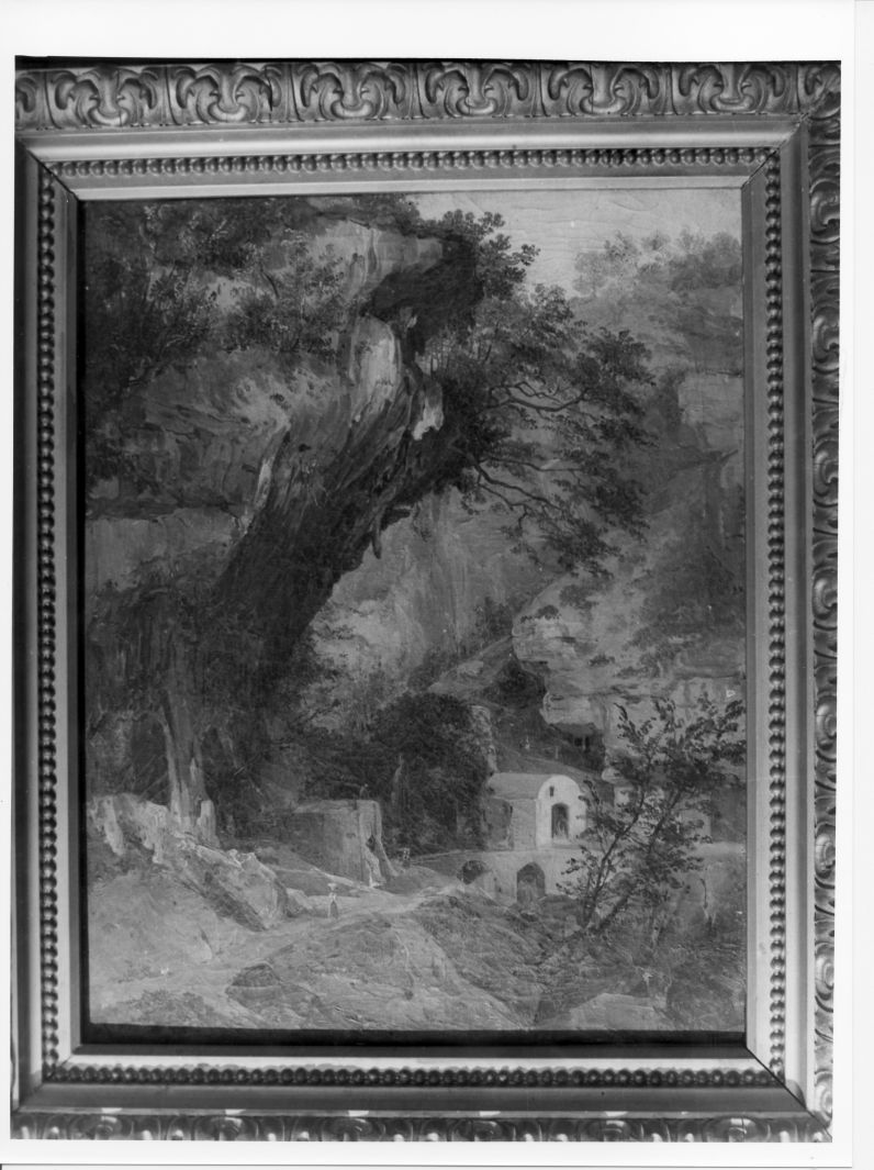 veduta di Grotta Bonea alla Cava (dipinto) - ambito Italia meridionale (sec. XIX)