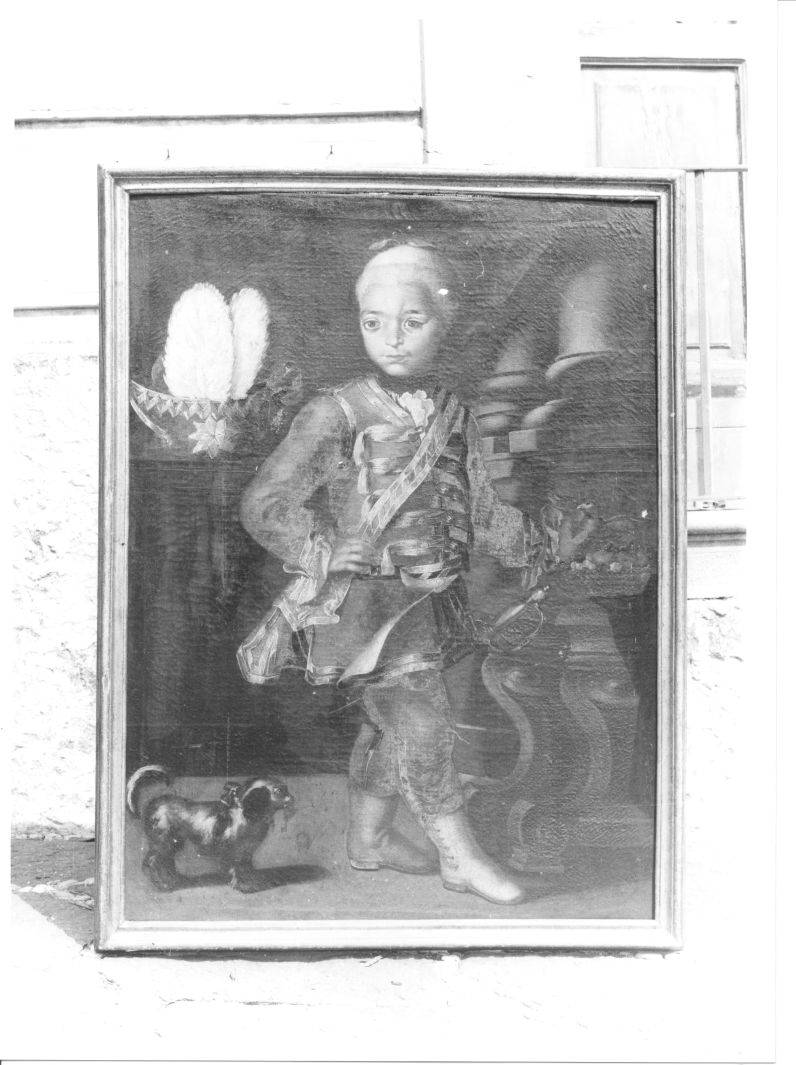 ritratto di nobile infante (dipinto) - ambito Italia meridionale (sec. XVIII)