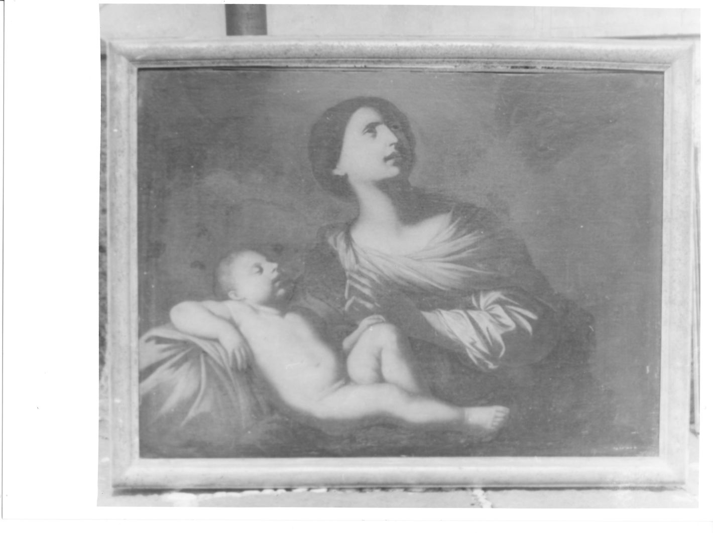 Madonna con Bambino (dipinto) - ambito Italia meridionale (prima metà sec. XVII)