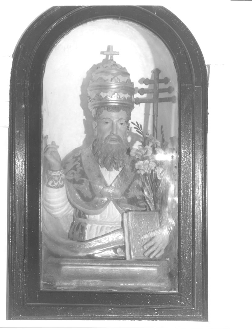 Santo papa (scultura) - bottega campana (sec. XIX)