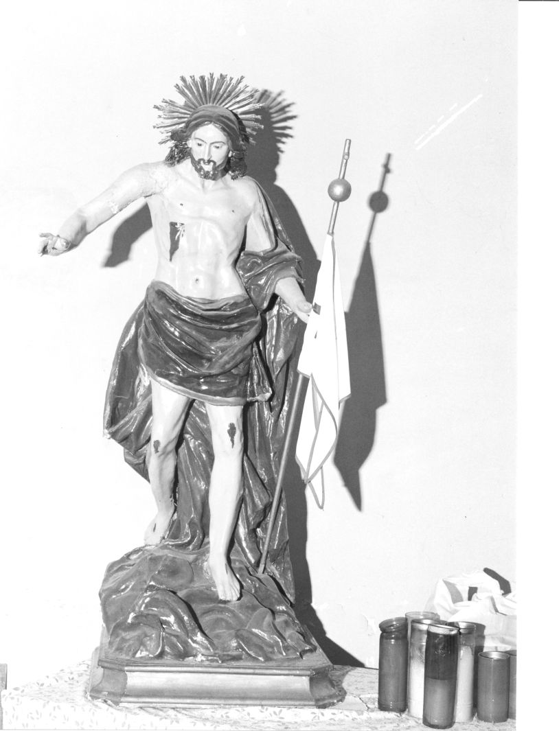 Cristo risorto (statua) - bottega campana (sec. XIX)