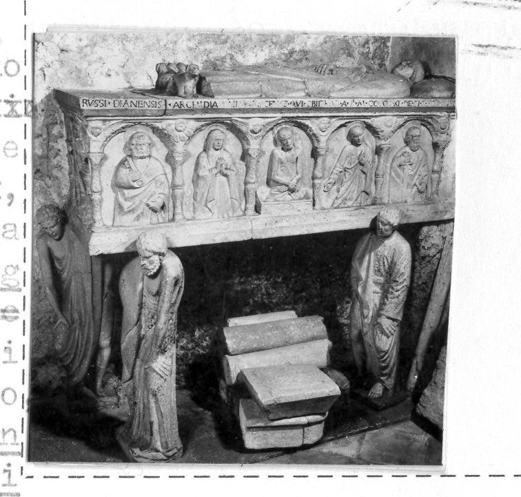 monumento funebre, insieme - bottega cilentana (sec. XVI)