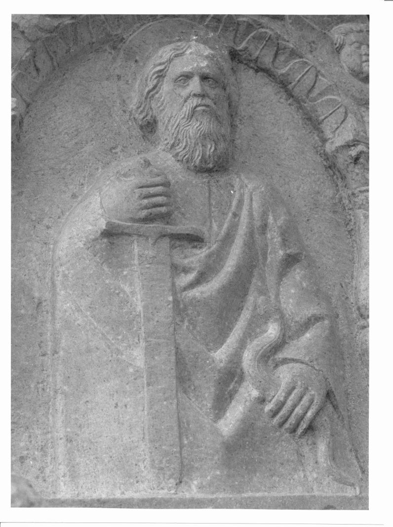 San Paolo (rilievo, elemento d'insieme) - bottega dianese (sec. XVI)