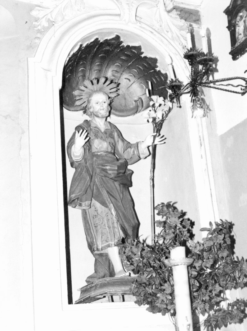 San Giuseppe (statua, opera isolata) - bottega campana (sec. XVIII)