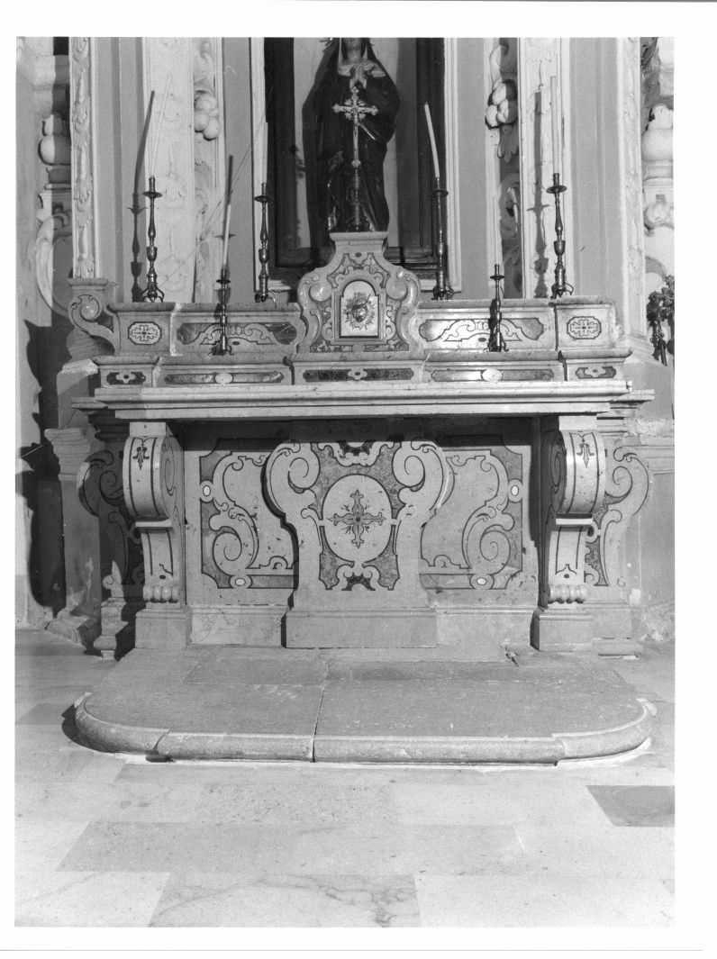 altare, opera isolata - bottega cilentana (metà sec. XVIII)