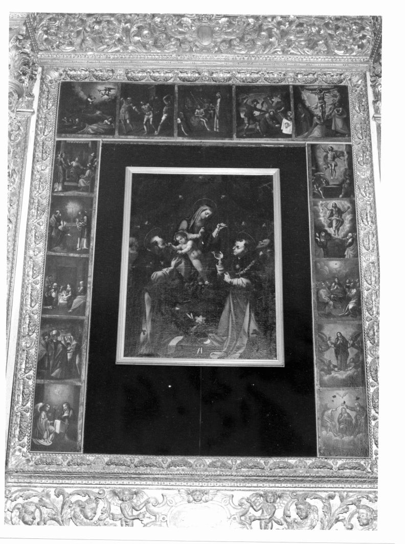 misteri del rosario (dipinto, elemento d'insieme) di De Gregorio Giovanni detto Pietrafesa (bottega) (prima metà sec. XVII)