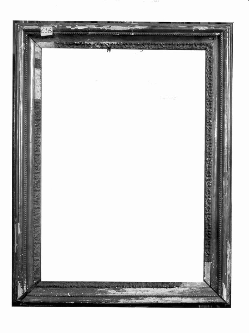 motivi decorativi vegetali (cornice, opera isolata) - bottega campana (prima metà sec. XIX)