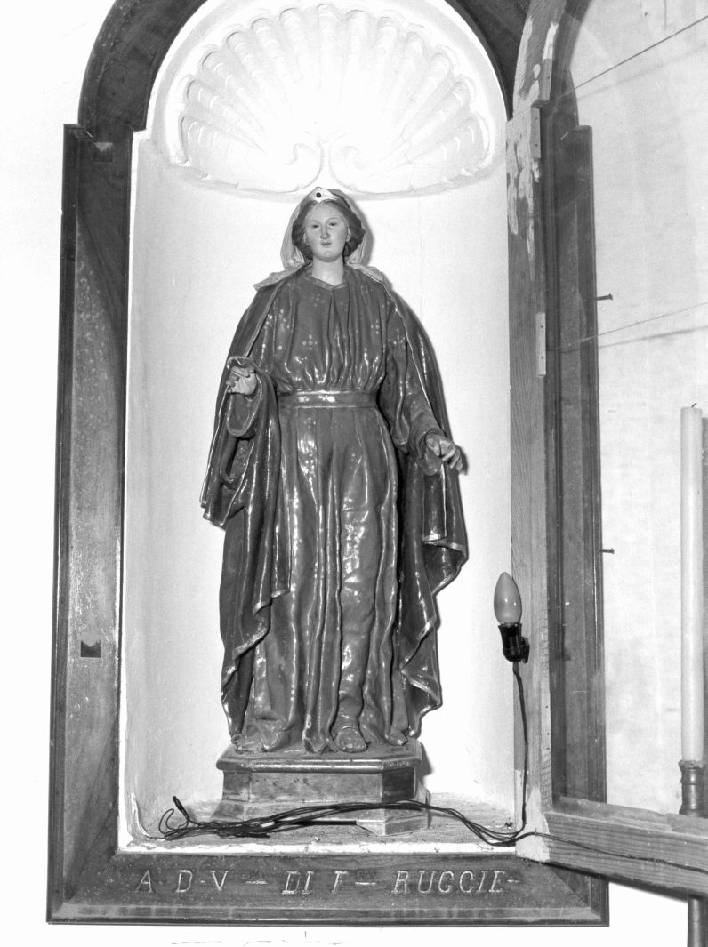 Santa Lucia (statua, opera isolata) - bottega campana (sec. XIX)