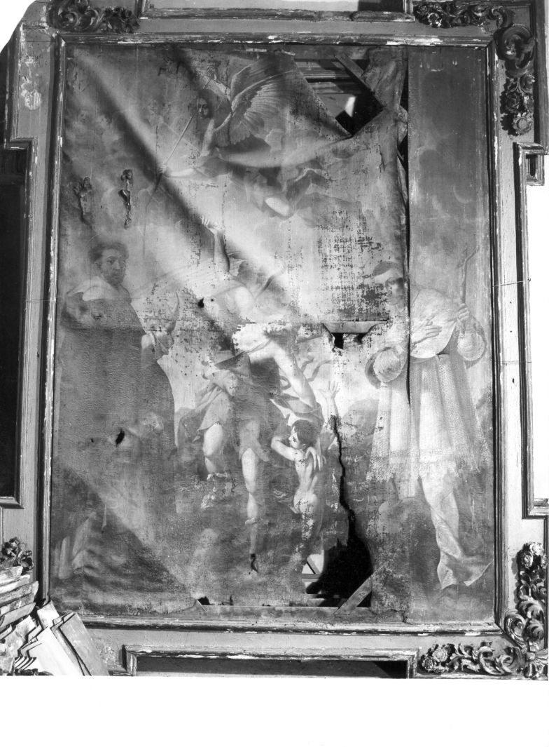 angelo custode e Santi (dipinto) di Ragolia Michele (attribuito) (seconda metà sec. XVII)