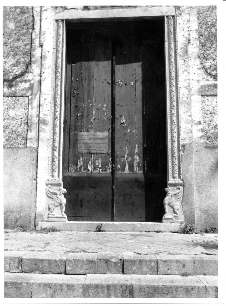 portale - bottega Italia meridionale (fine/inizio secc. XI/ XII)
