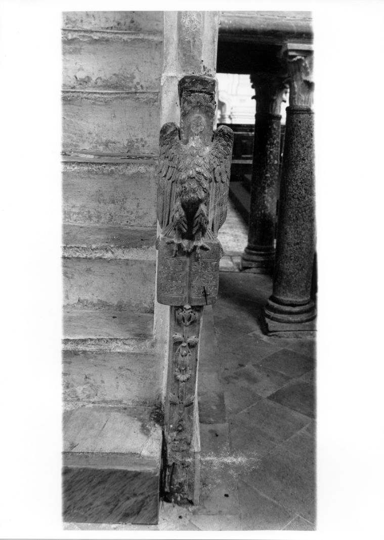 aquila (ambone, frammento) - bottega Italia meridionale (prima metà sec. XIV)