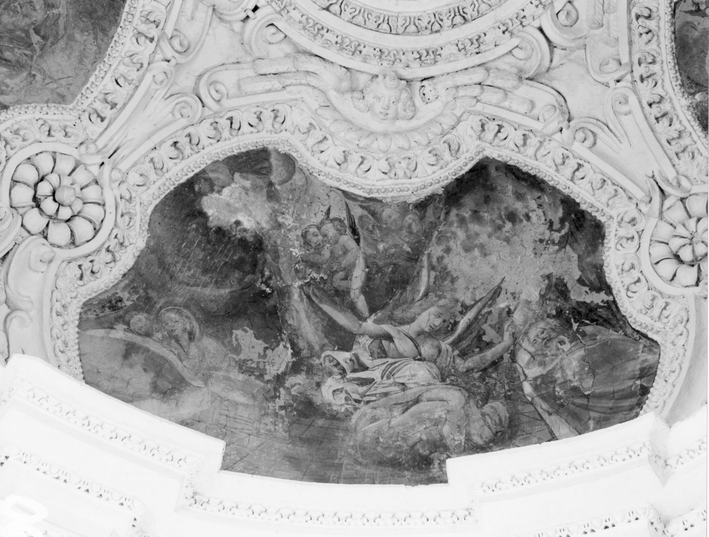 sogno di Giuseppe: il sole, la luna e undici stelle rendono omaggio a Giuseppe (dipinto, elemento d'insieme) - ambito cilentano (sec. XVIII)