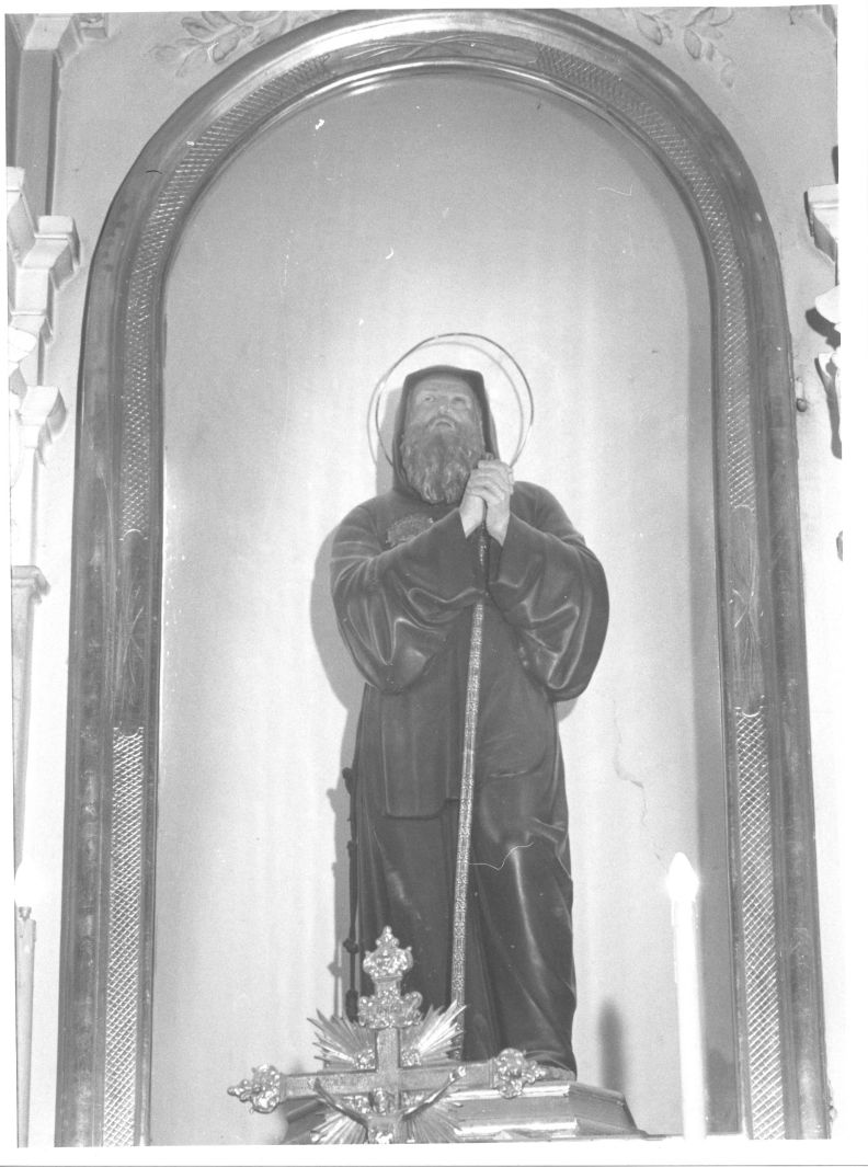 San Francesco di Paola (statua) - bottega napoletana (fine/inizio secc. XVIII/ XX)