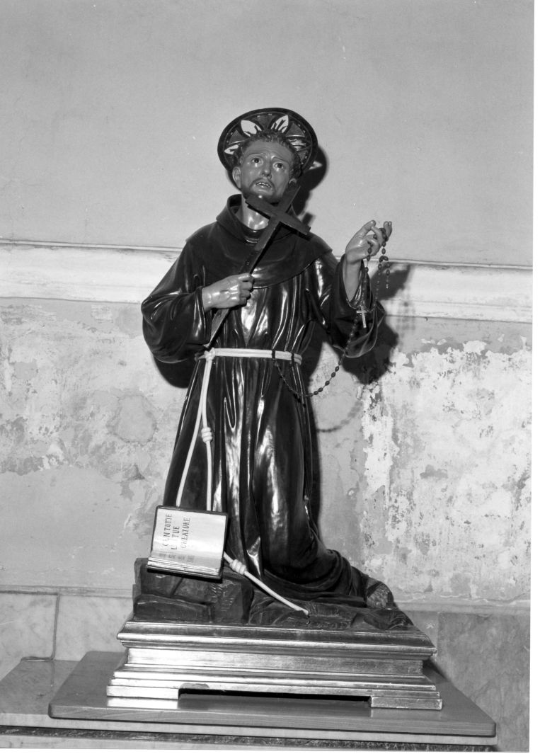 San Francesco d'Assisi (statua) - bottega campana (sec. XX)