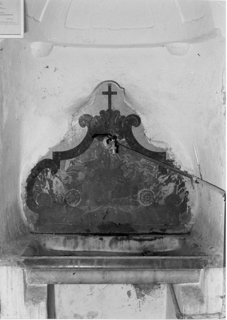 lavabo da sacrestia - bottega campana (sec. XIX)