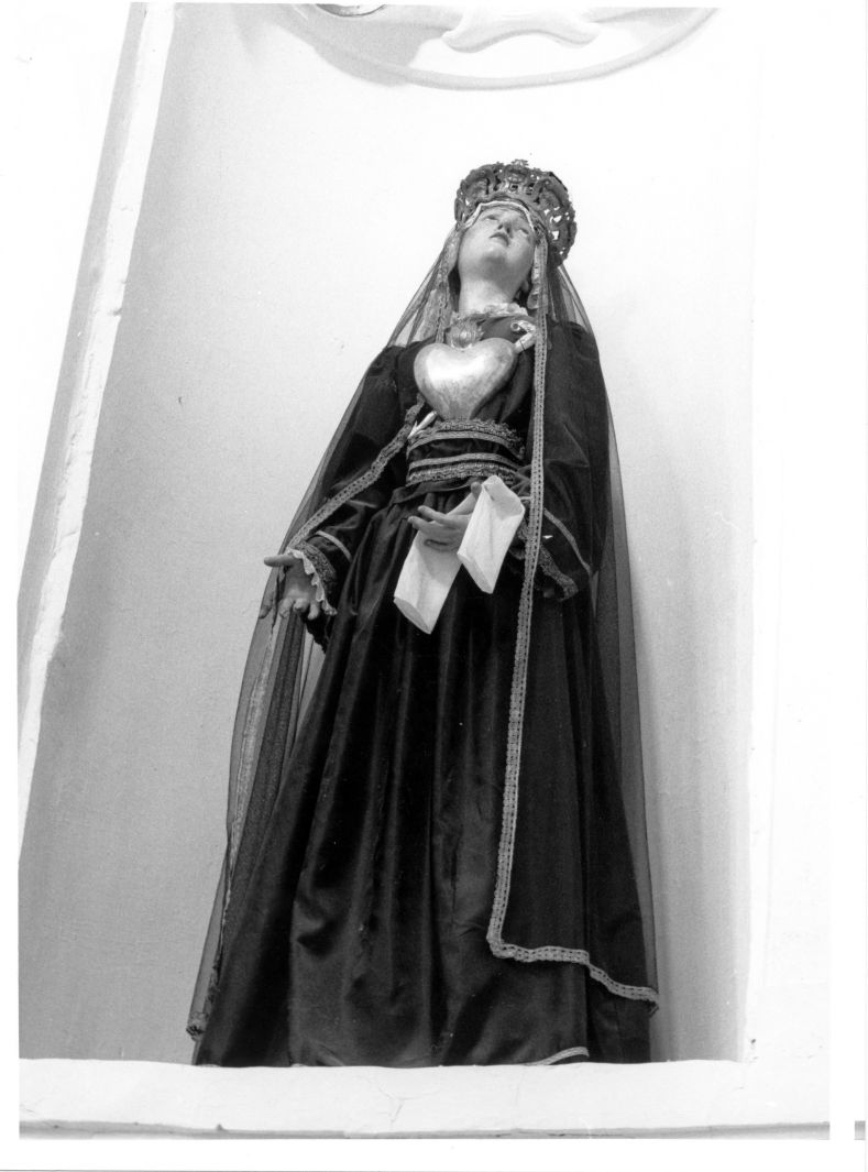 Madonna Addolorata (manichino) - bottega campana (sec. XVIII)