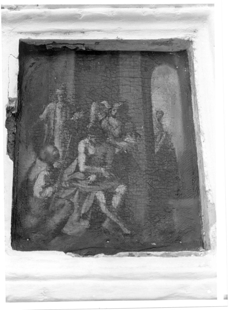 Cristo coronato di spine (dipinto, ciclo) - ambito campano (sec. XVII)