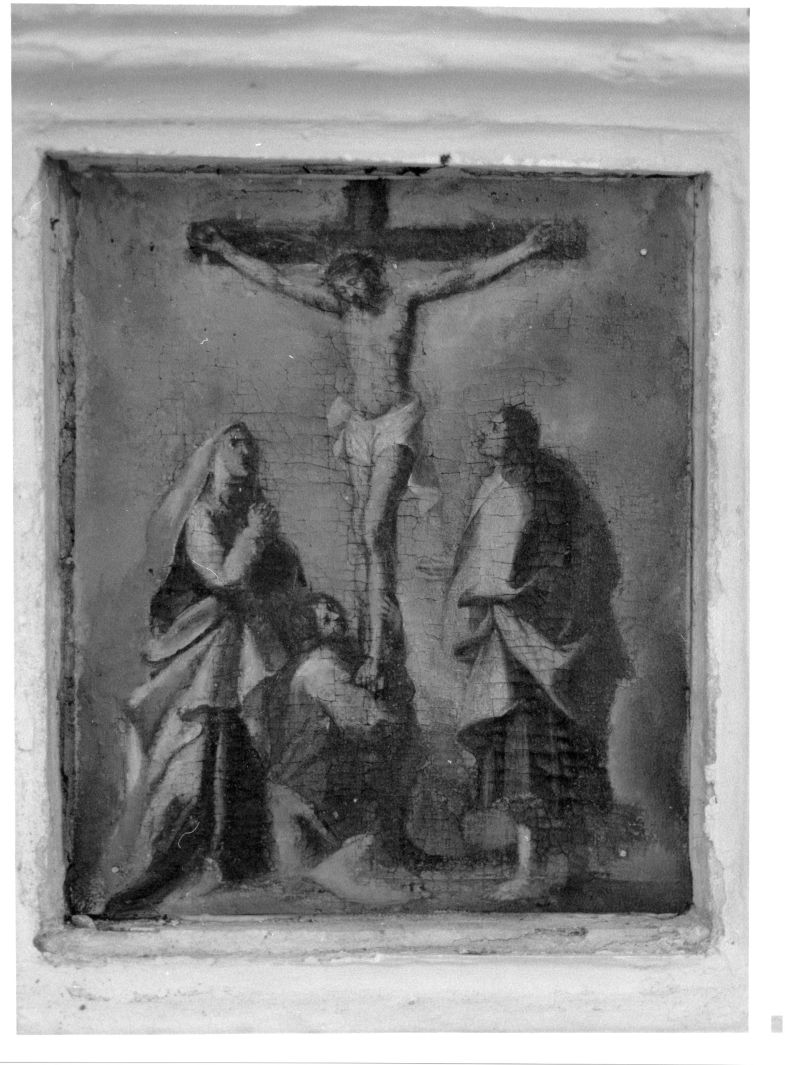 Cristo crocifisso (dipinto, ciclo) - ambito campano (sec. XVII)