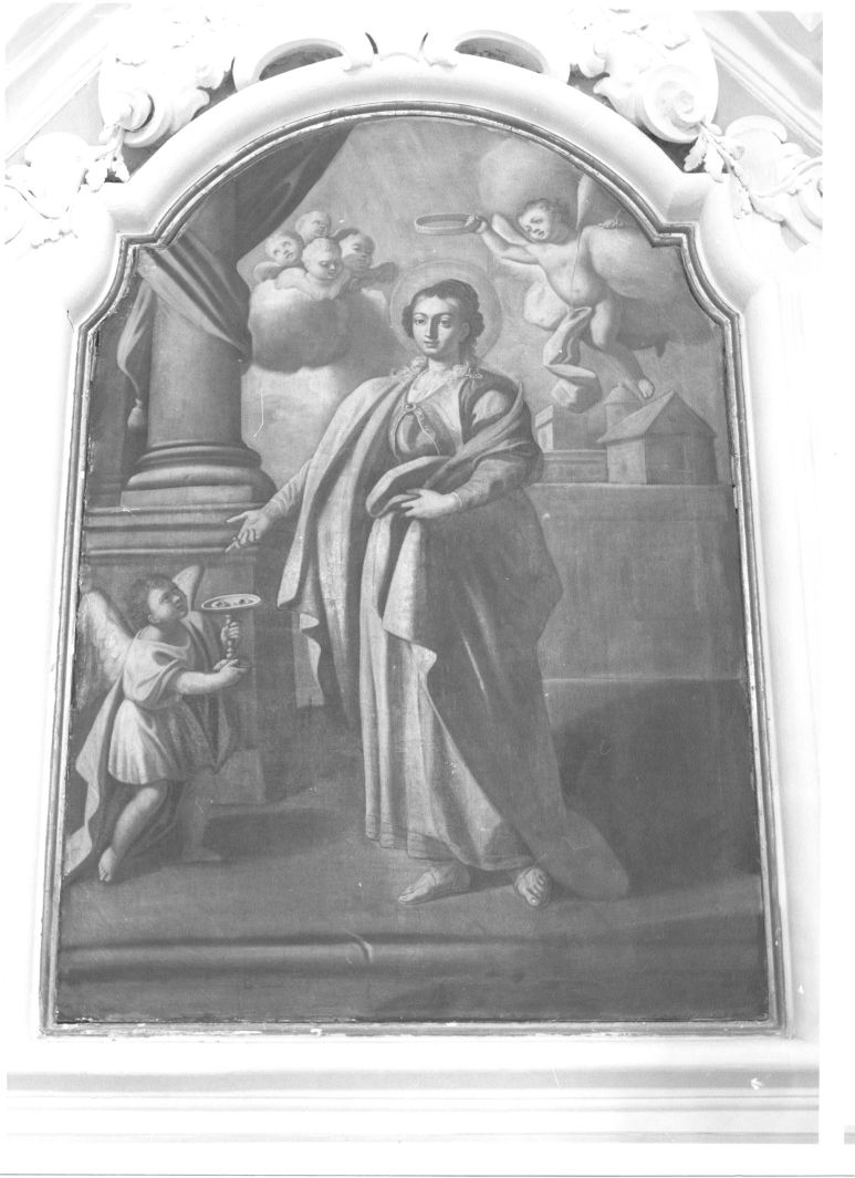 Santa Lucia (dipinto) di Ferrara Domenico (sec. XVIII)