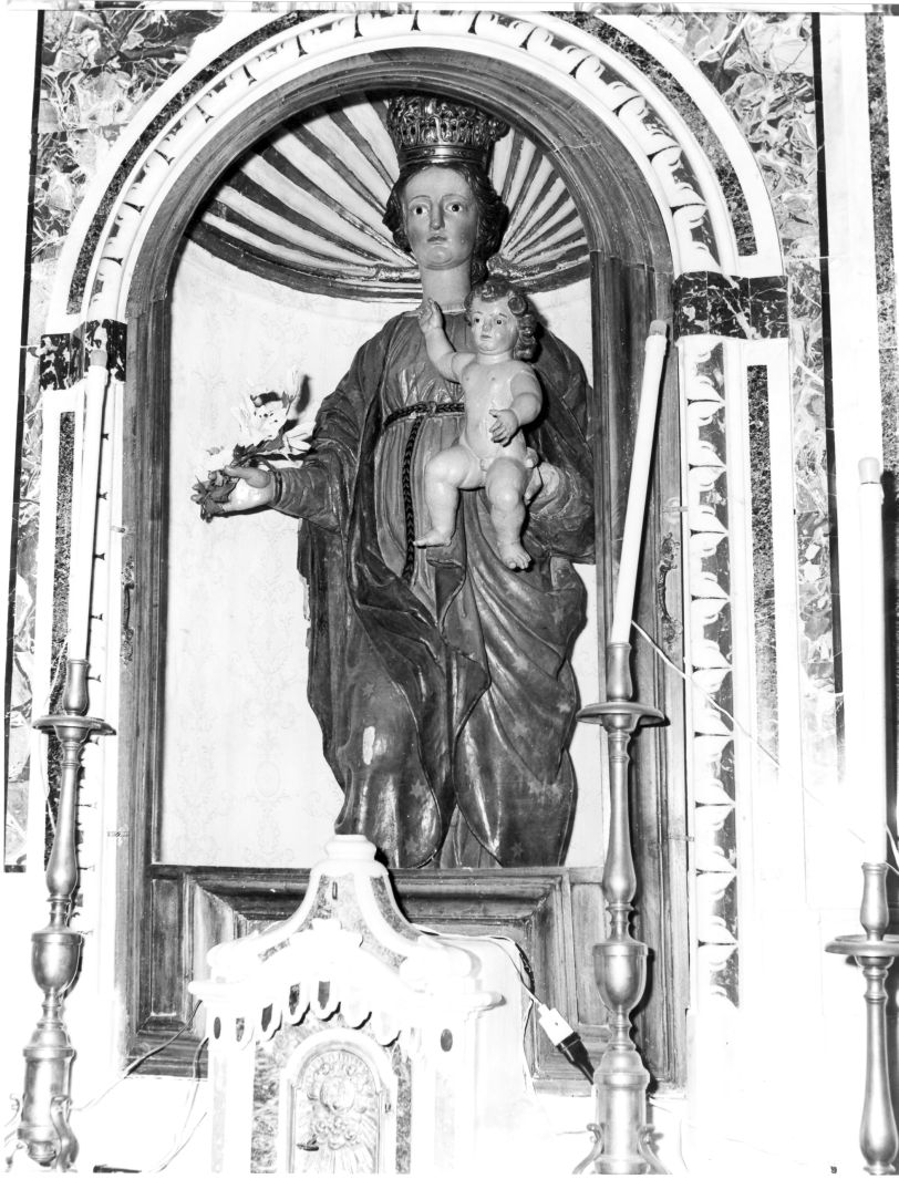Madonna con Bambino (statua) - bottega Italia meridionale (prima metà sec. XIX)