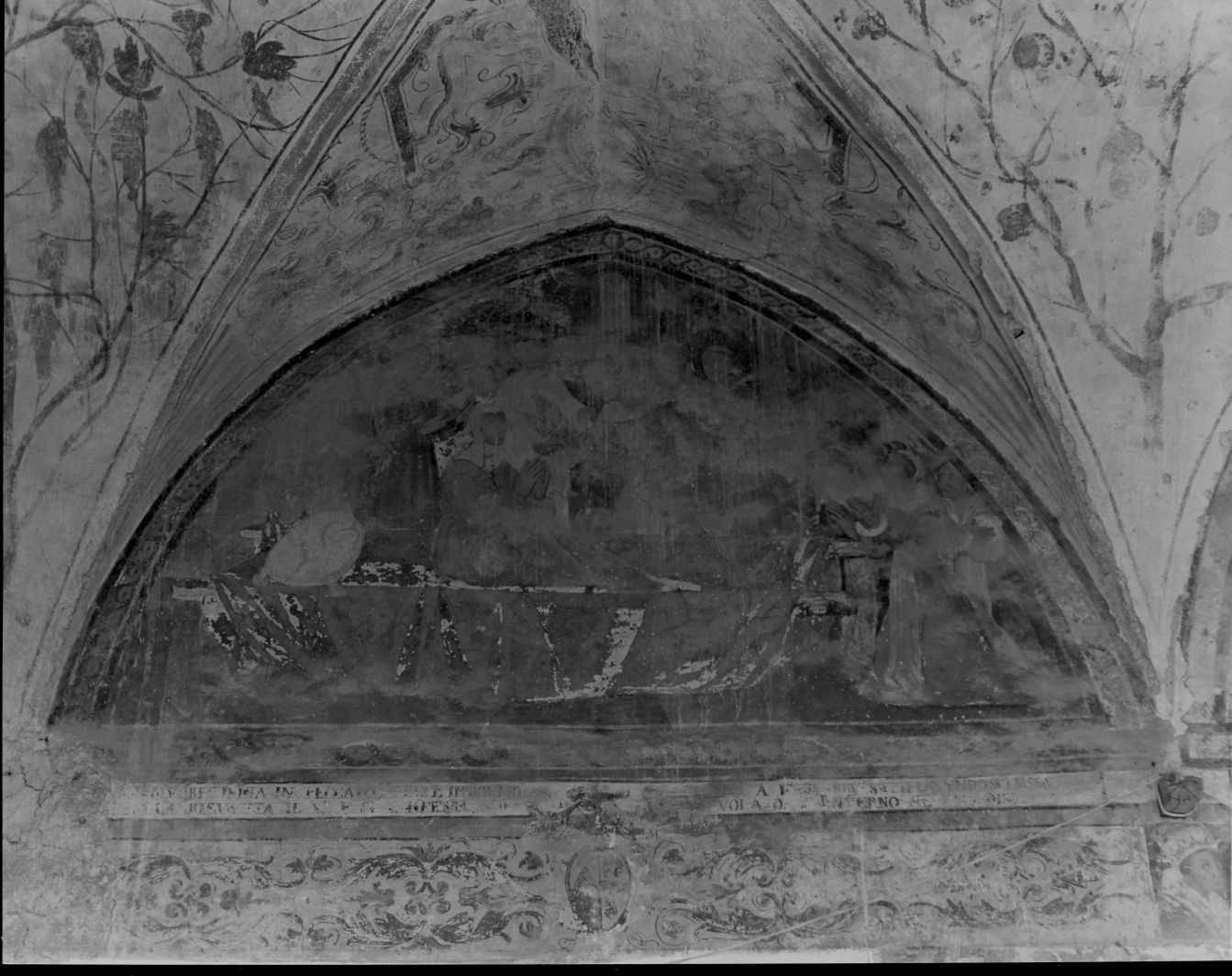 episodio della vita di San Francesco d'Assisi (dipinto) - ambito campano (sec. XVI)