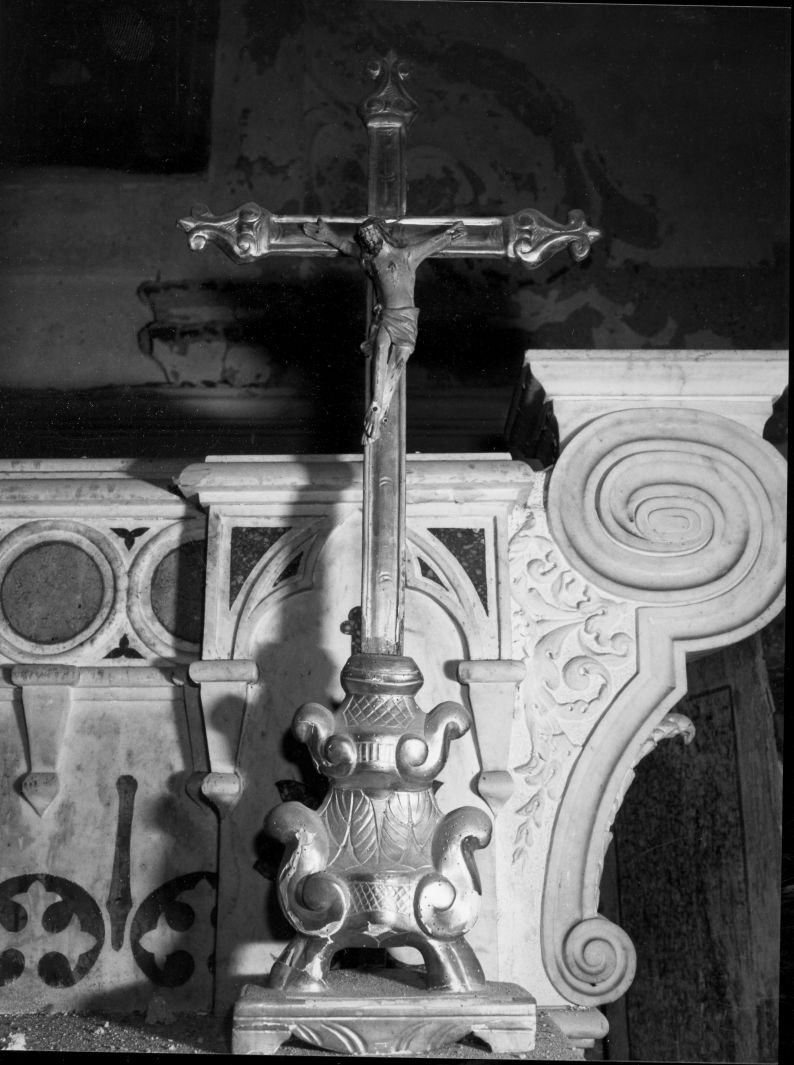 croce d'altare - bottega campana (sec. XIX)