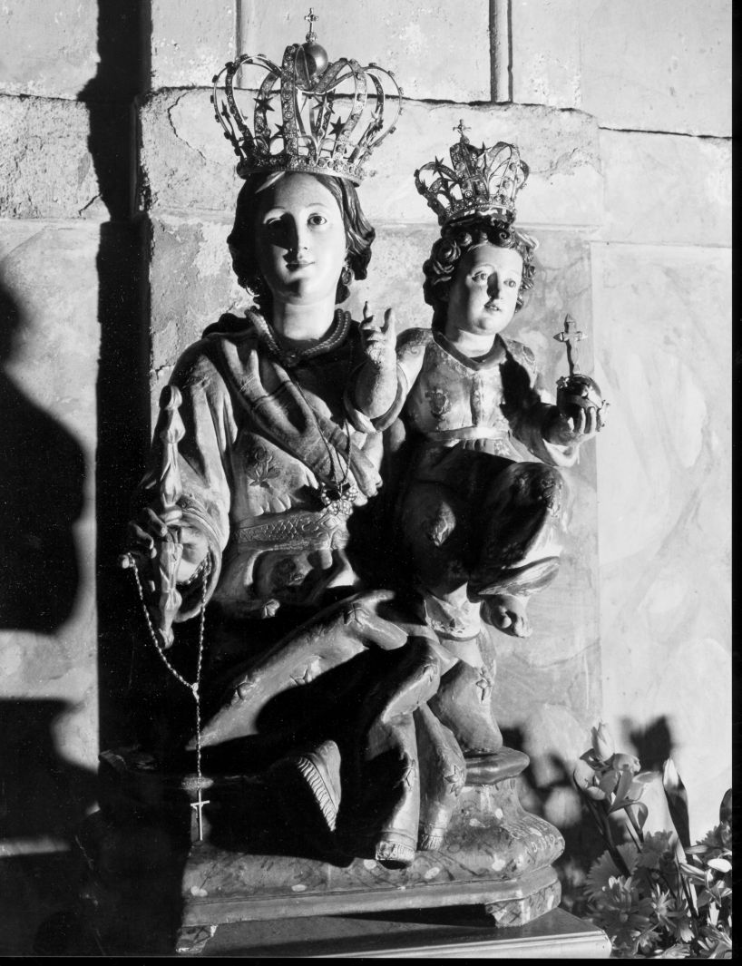 Madonna con Bambino (scultura) - bottega campana (sec. XVIII)