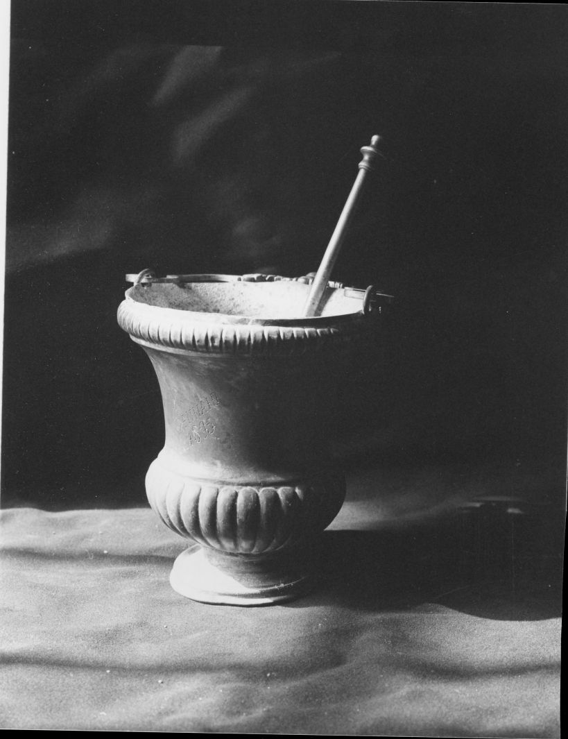 secchiello per l'acqua benedetta - bottega campana (sec. XIX)