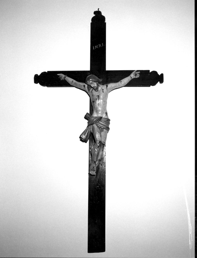 Cristo crocifisso (crocifisso) - bottega campana (sec. XIX)