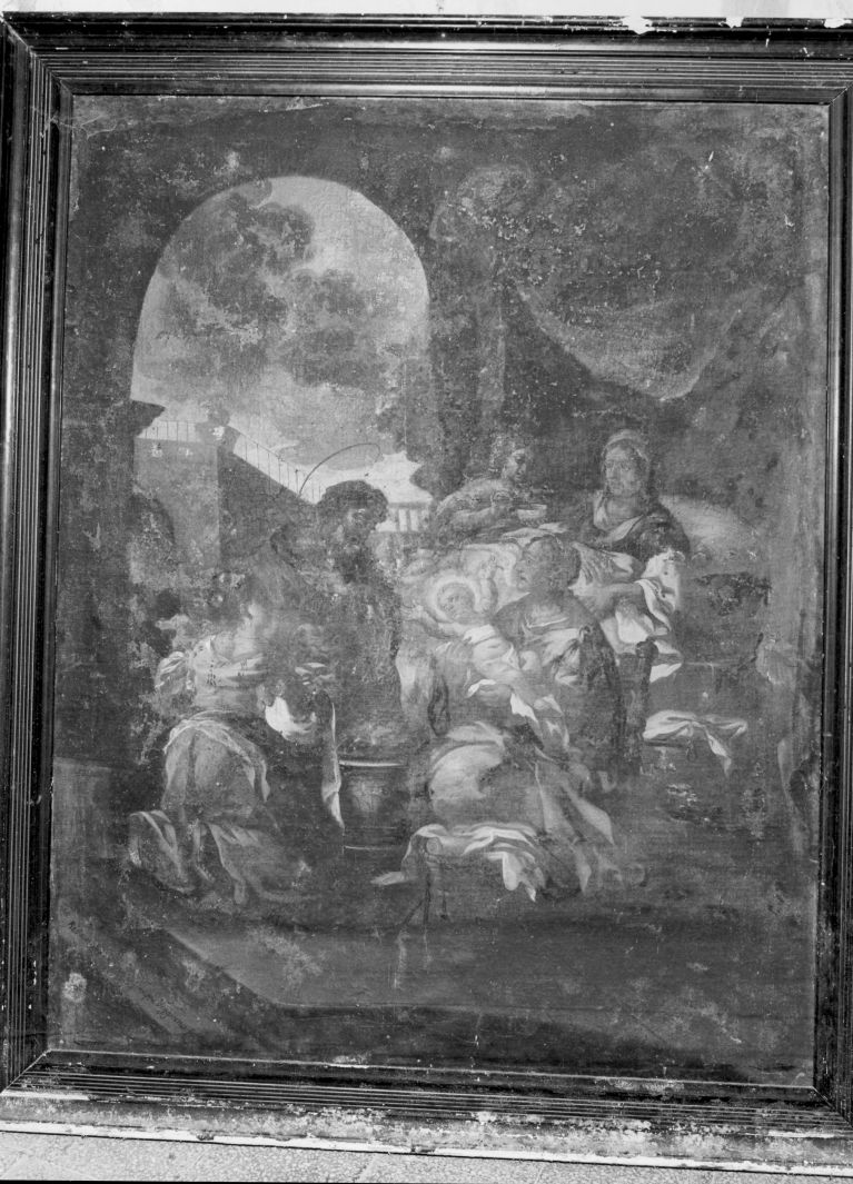 natività di Gesù (dipinto) - ambito napoletano (sec. XVIII)