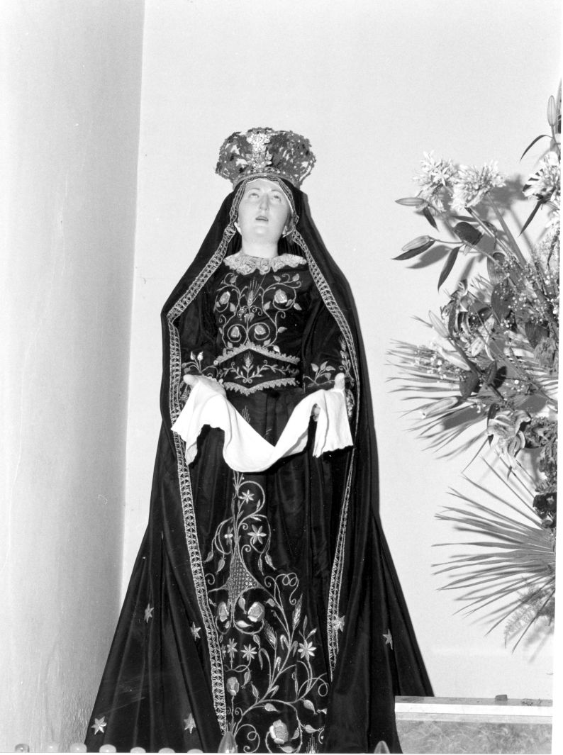 Madonna Addolorata (manichino) - bottega campana (sec. XX)