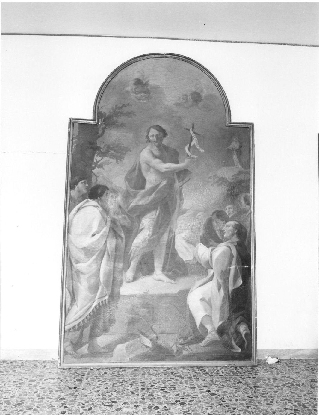 San Giovanni Battista predica nel deserto (dipinto) di Iannacci Michelangelo (sec. XVIII)
