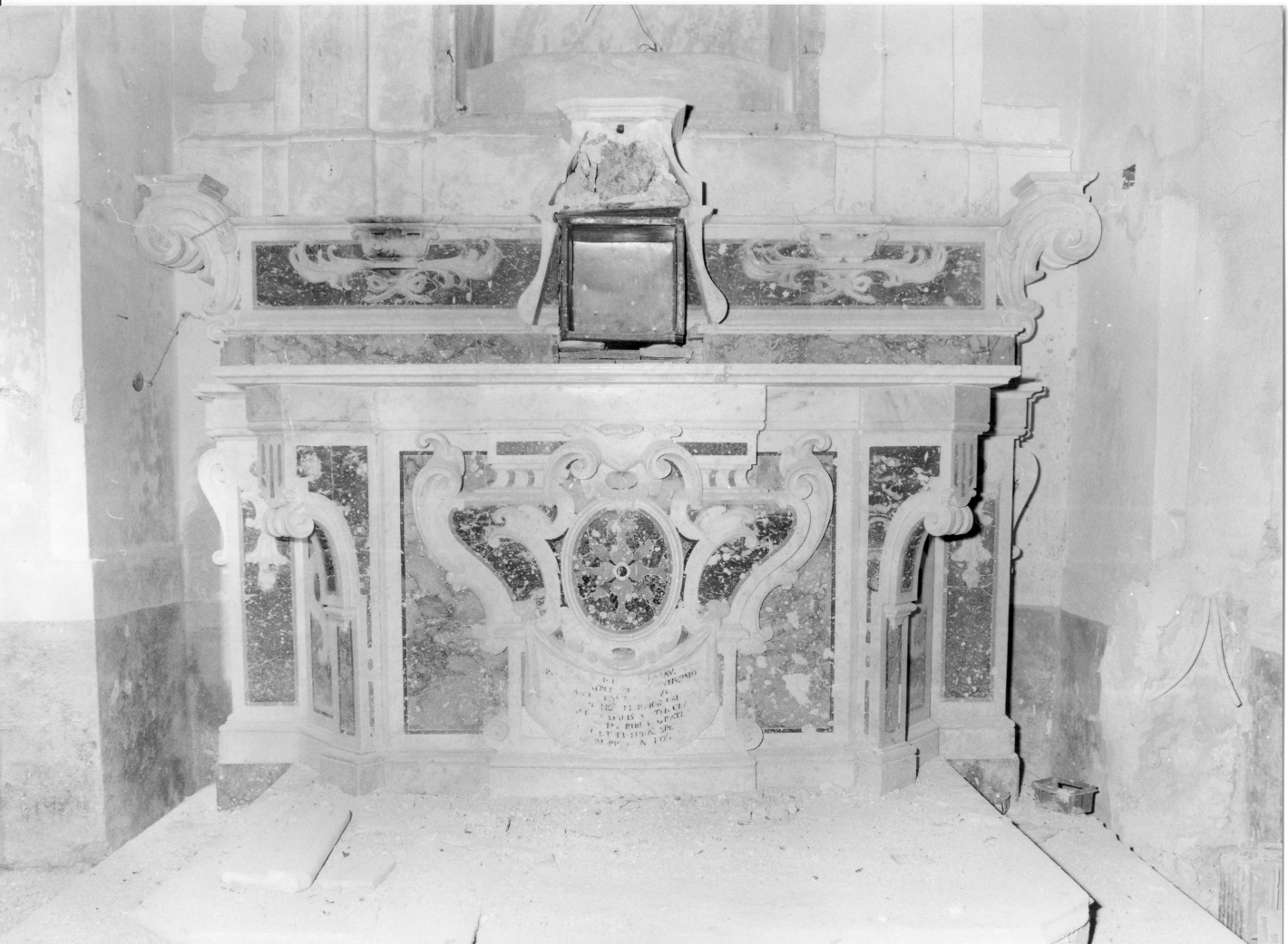 altare, opera isolata - bottega napoletana (sec. XVIII)