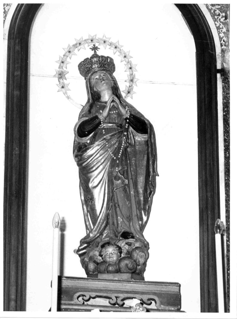 Madonna orante (statua) - bottega irpina (terzo quarto sec. XVIII)