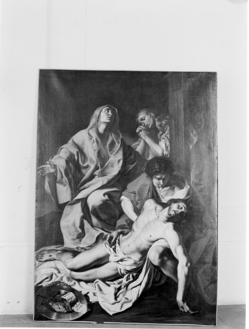 compianto sul Cristo morto (dipinto) di Solimena Angelo (sec. XVII)