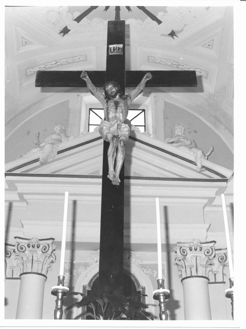 Cristo crocifisso (crocifisso, opera isolata) - bottega napoletana (sec. XVIII)