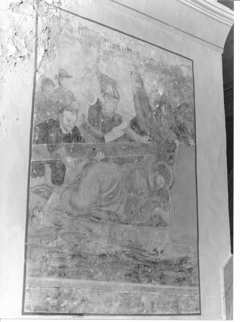 salita di Cristo al monte Calvario (dipinto, opera isolata) - ambito campano (inizio sec. XVII)