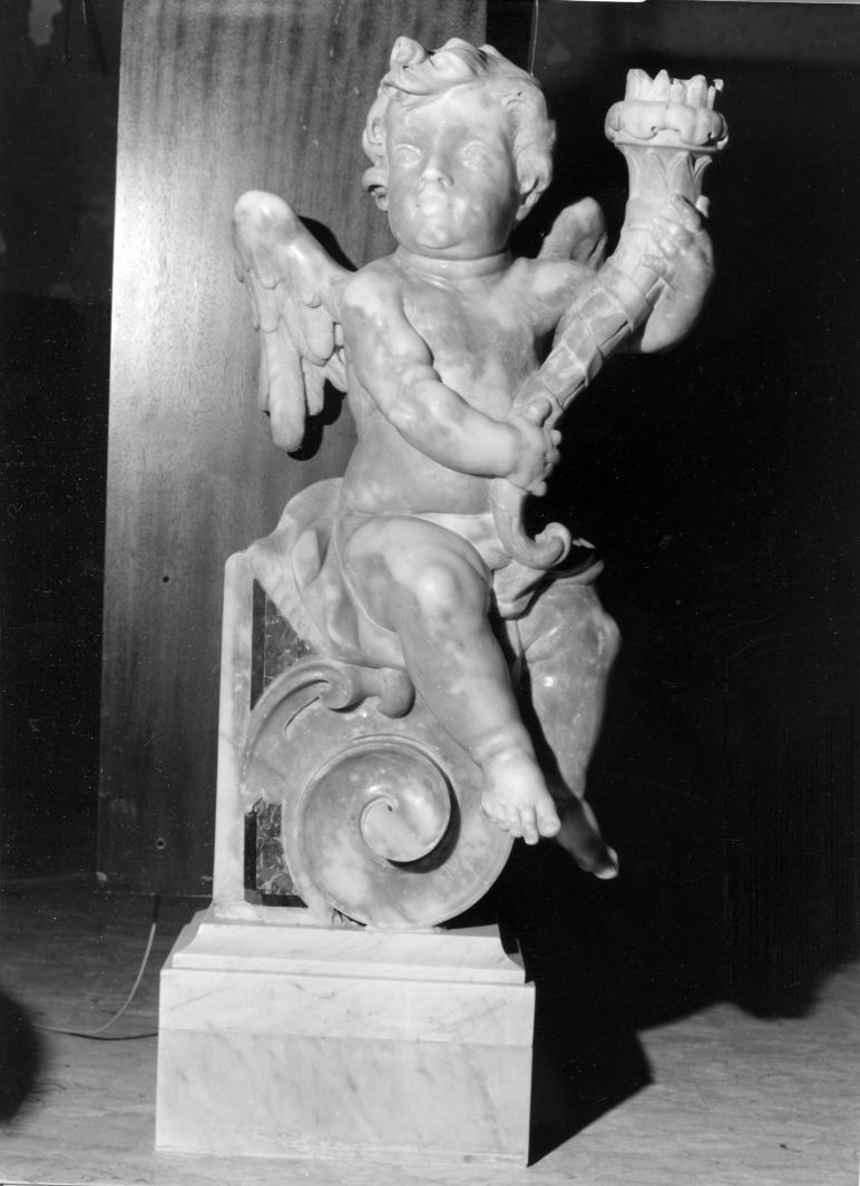 angelo reggitorcia (statua) di Carrara Andrea (bottega) (sec. XVIII)