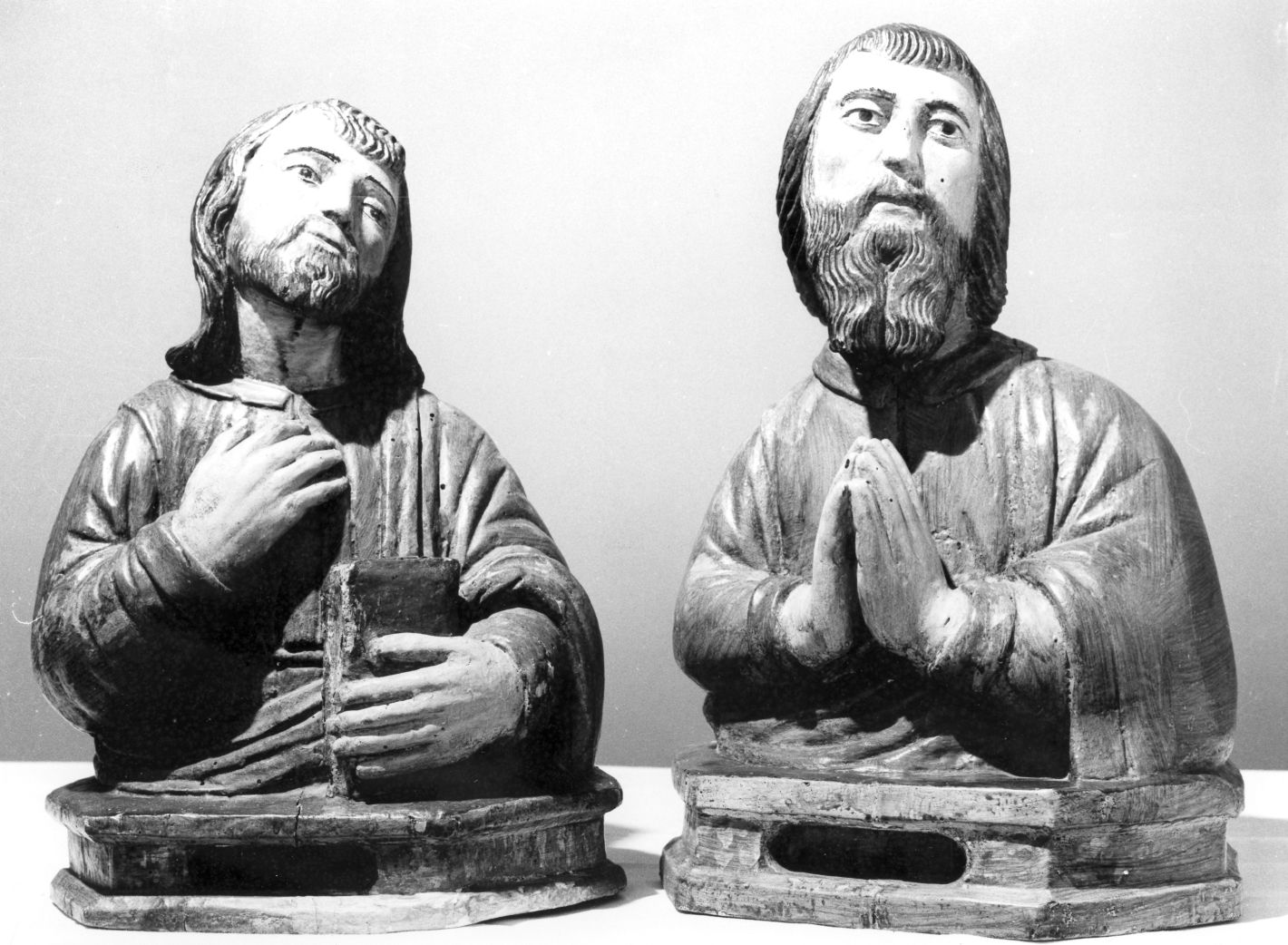 Santo (reliquiario - a busto, coppia) - bottega campana (fine/inizio secc. XVI/ XVII)