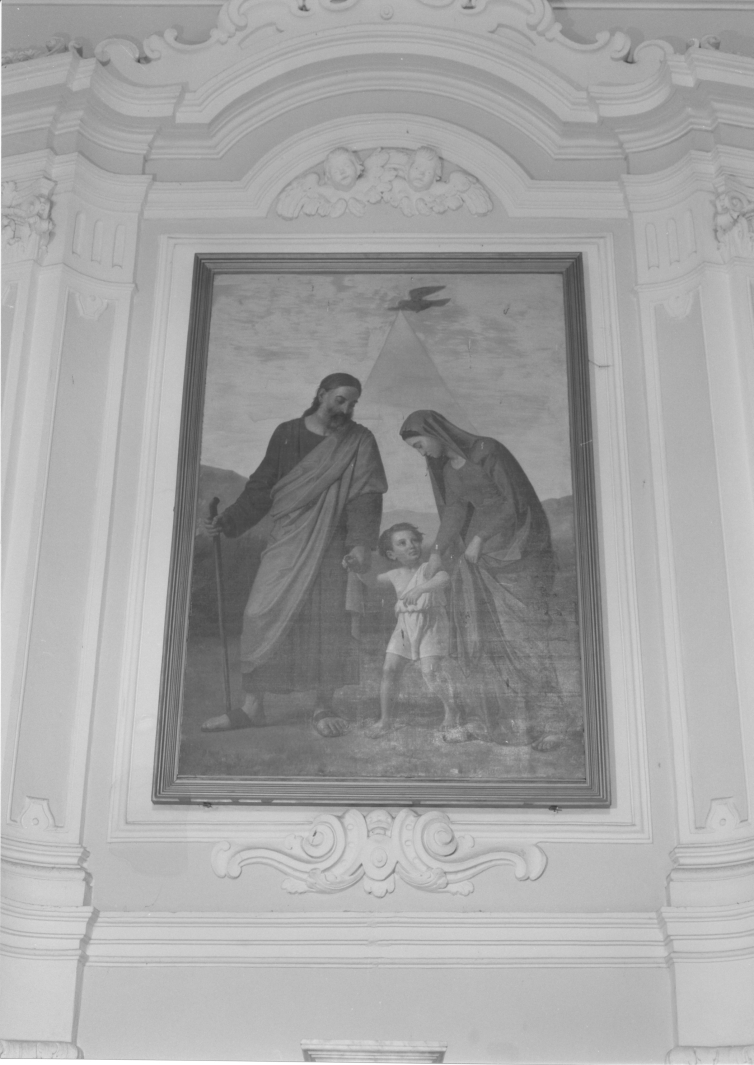 Sacra Famiglia (pala d'altare) - ambito campano (fine/inizio secc. XIX/ XX)