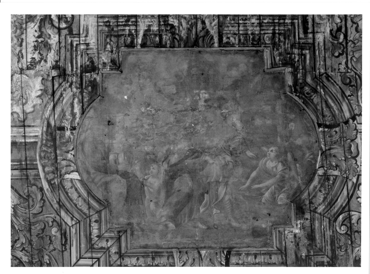 dipinto, elemento d'insieme - ambito salernitano (prima metà sec. XVIII)